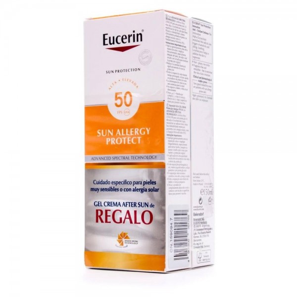 eucerin sun protection 50 allergy creme gel 150 ml