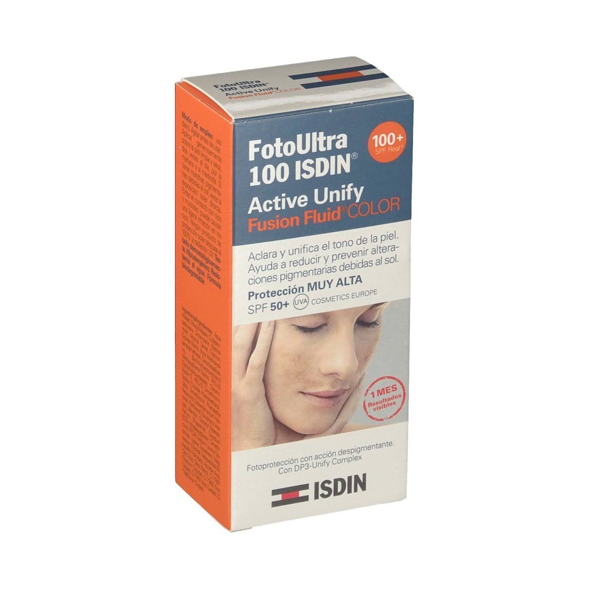 isdin fotoultra 100 active unify fusion fluid color 50 ml