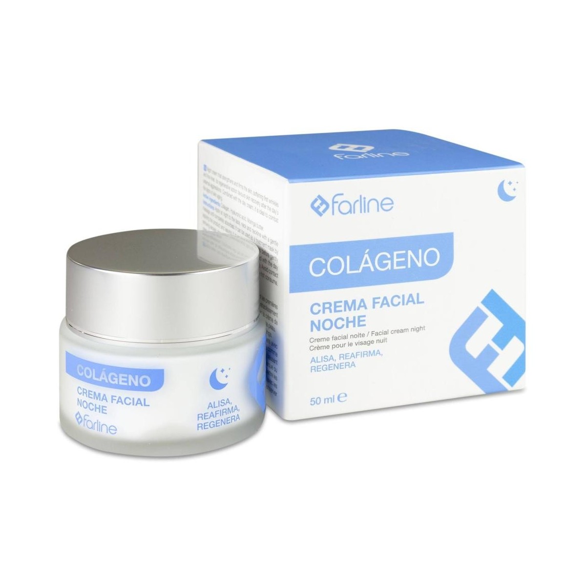 farline colageno crema facial de noche 50 ml
