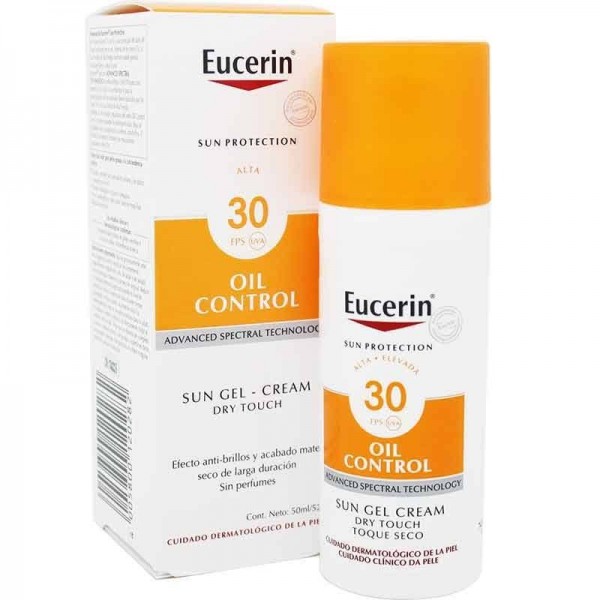 eucerin sun gel crema oil control dry touch spf 30 50 ml