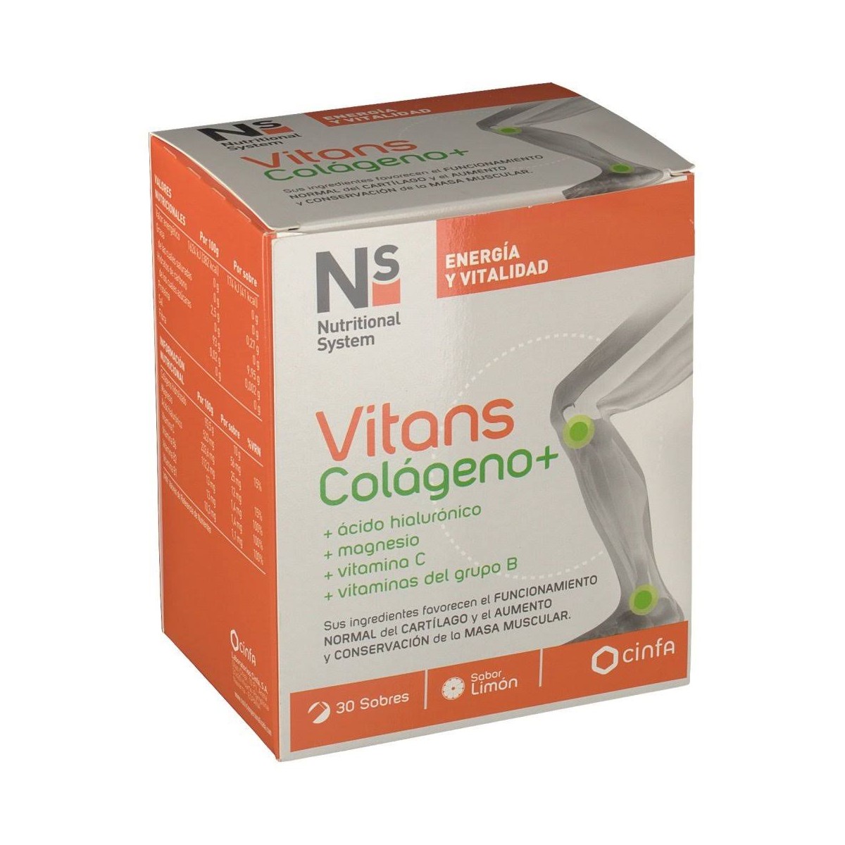 ns vitans colageno 30 sobres