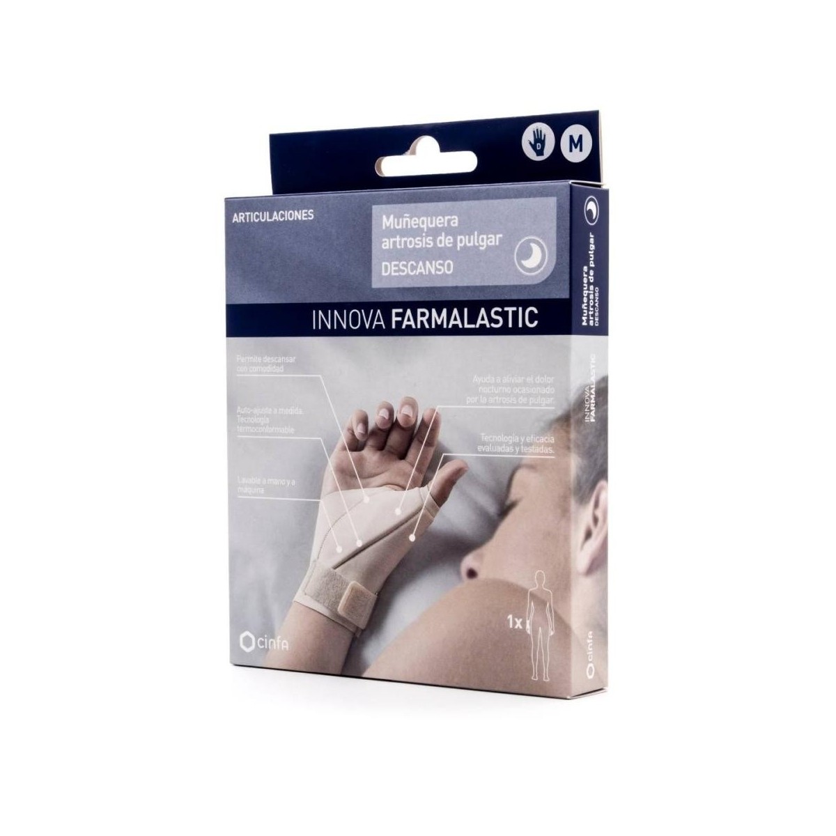 farmalastic munequera artrosis pulgar talla m derecha