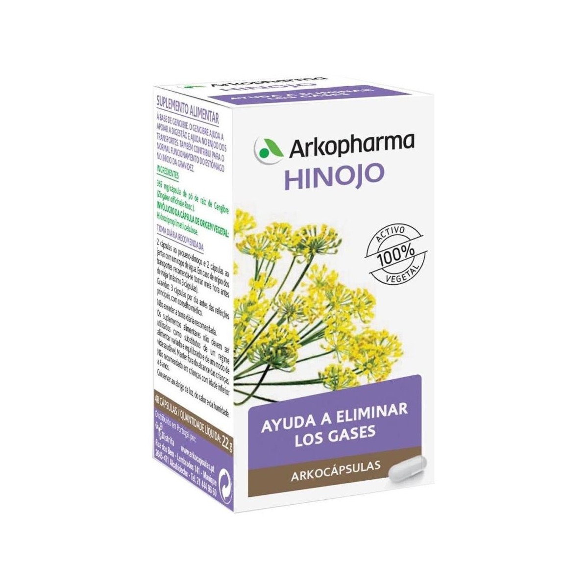 arkopharma hinojo 45 capsulas