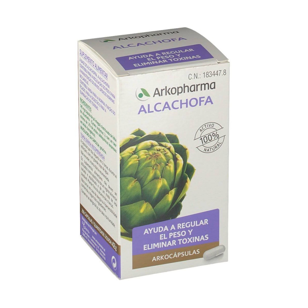 arkopharma alcachofa 200 capsulas