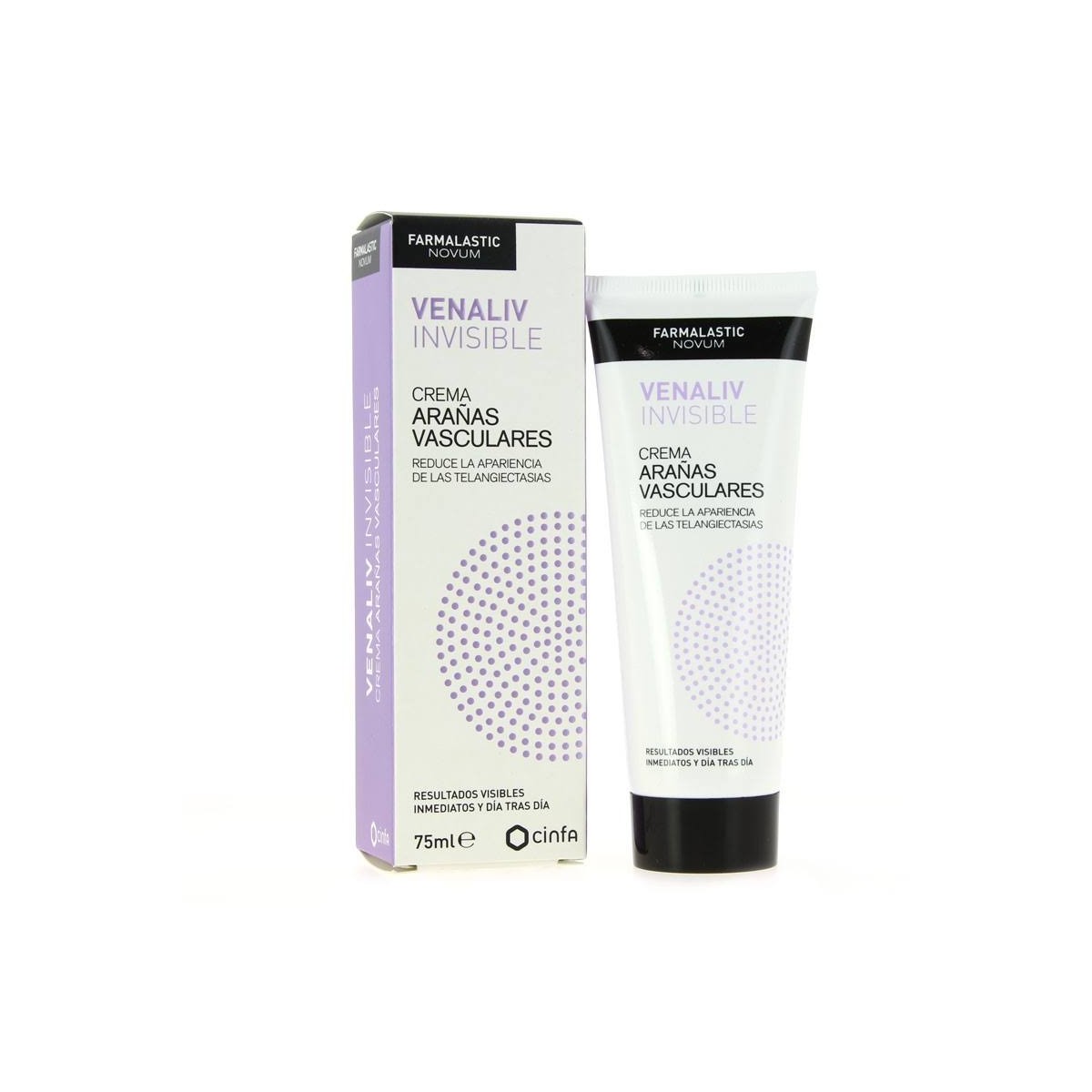 farmalastic novum venaliv invisible crema aranas vasculares 75 ml