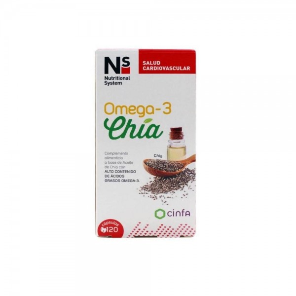ns omega 3 chia 60 capsulas