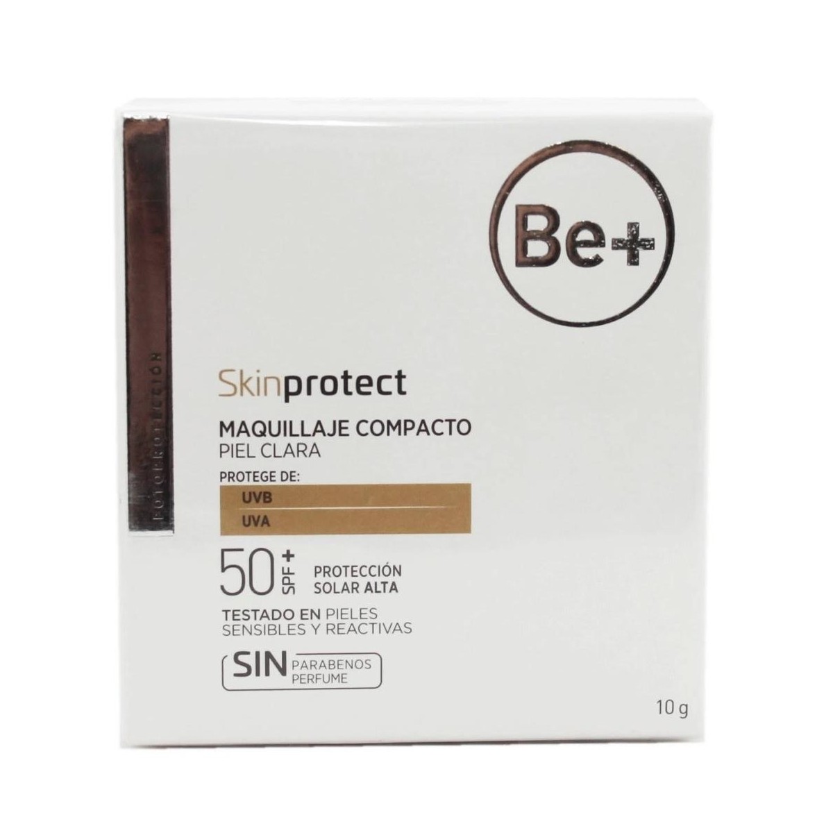 be skin protect maquillaje compacto piel clara spf50 10 g