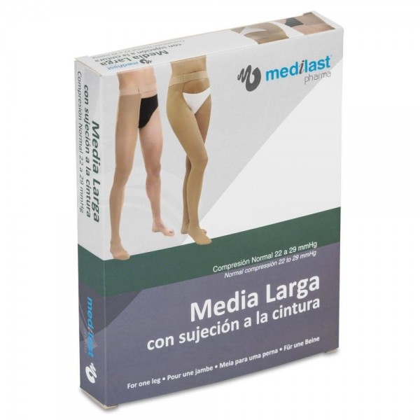 media medilast sujecion cintura pierna izquierda talla l
