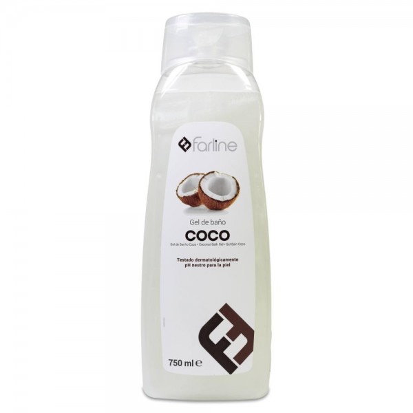 farline gel de bano de coco 750 ml