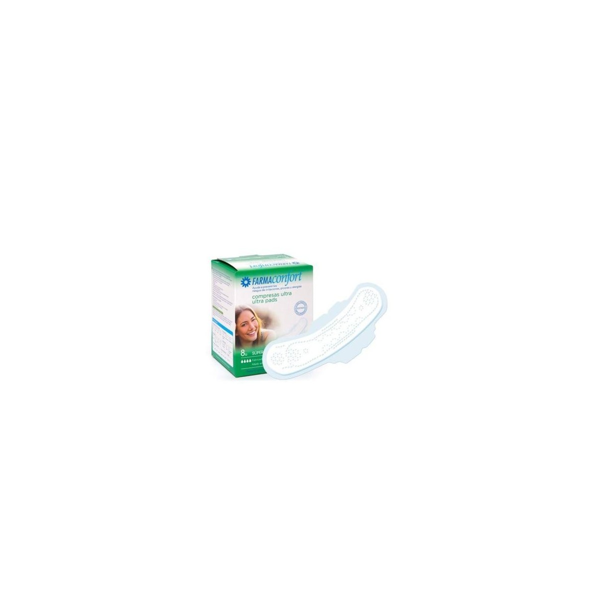 farmaconfort compresas super 8 unidades