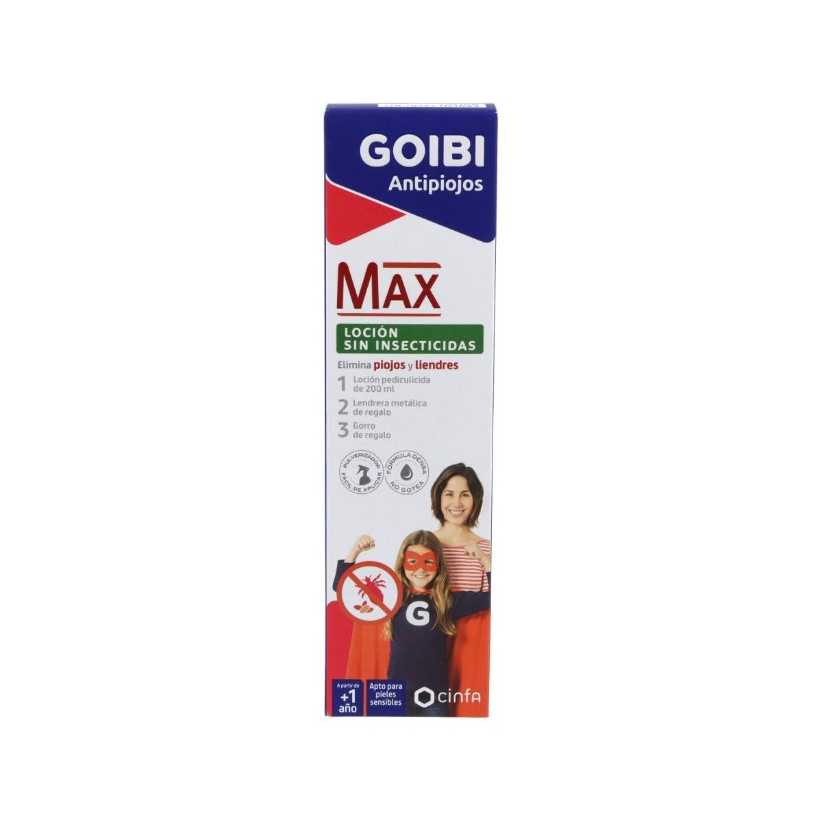 goibi antipiojos max locion sin insecticidas 200 ml