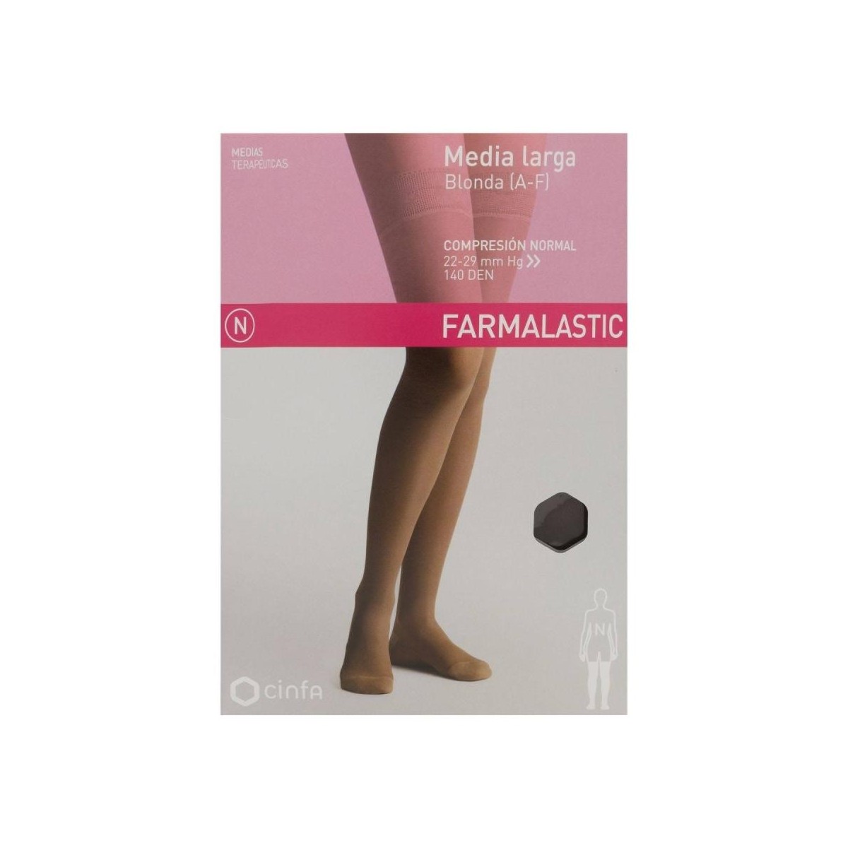 farmalastic media larga a f comp normal capuchino t gde