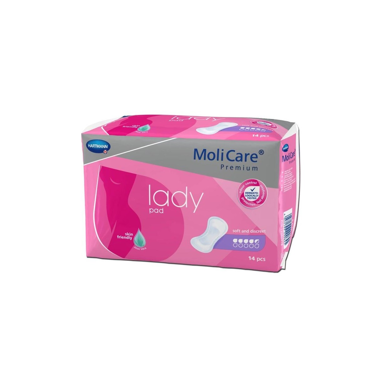 molicare premium lady pad 3 gotas 14 uds