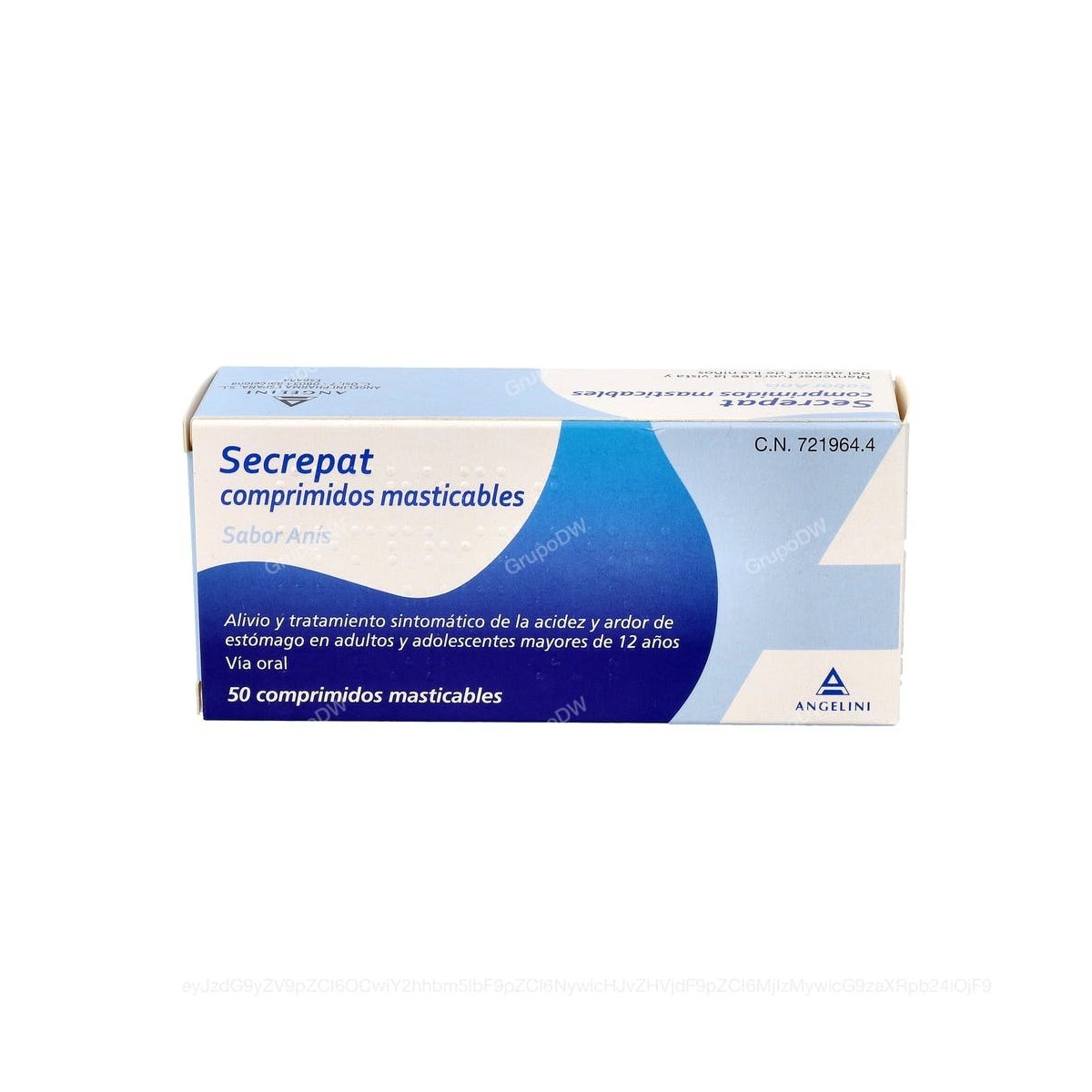 SECREPAT COMPRIMIDOS MASTICABLES SABOR ANIS, 50...