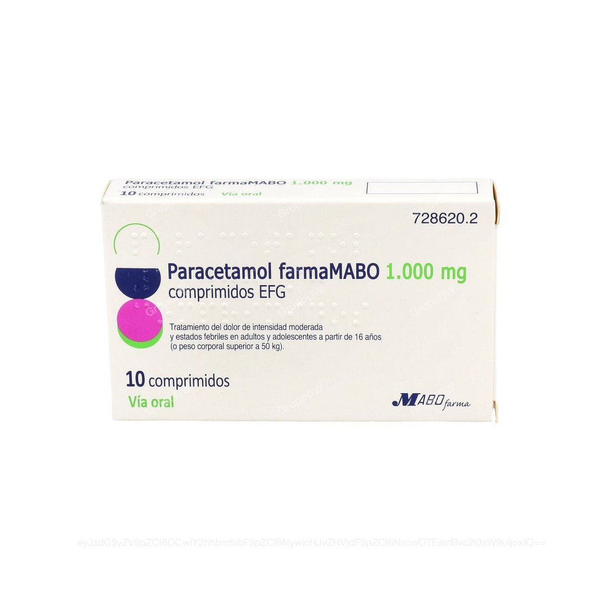 PARACETAMOL FARMAMABO 1000 mg COMPRIMIDOS EFG