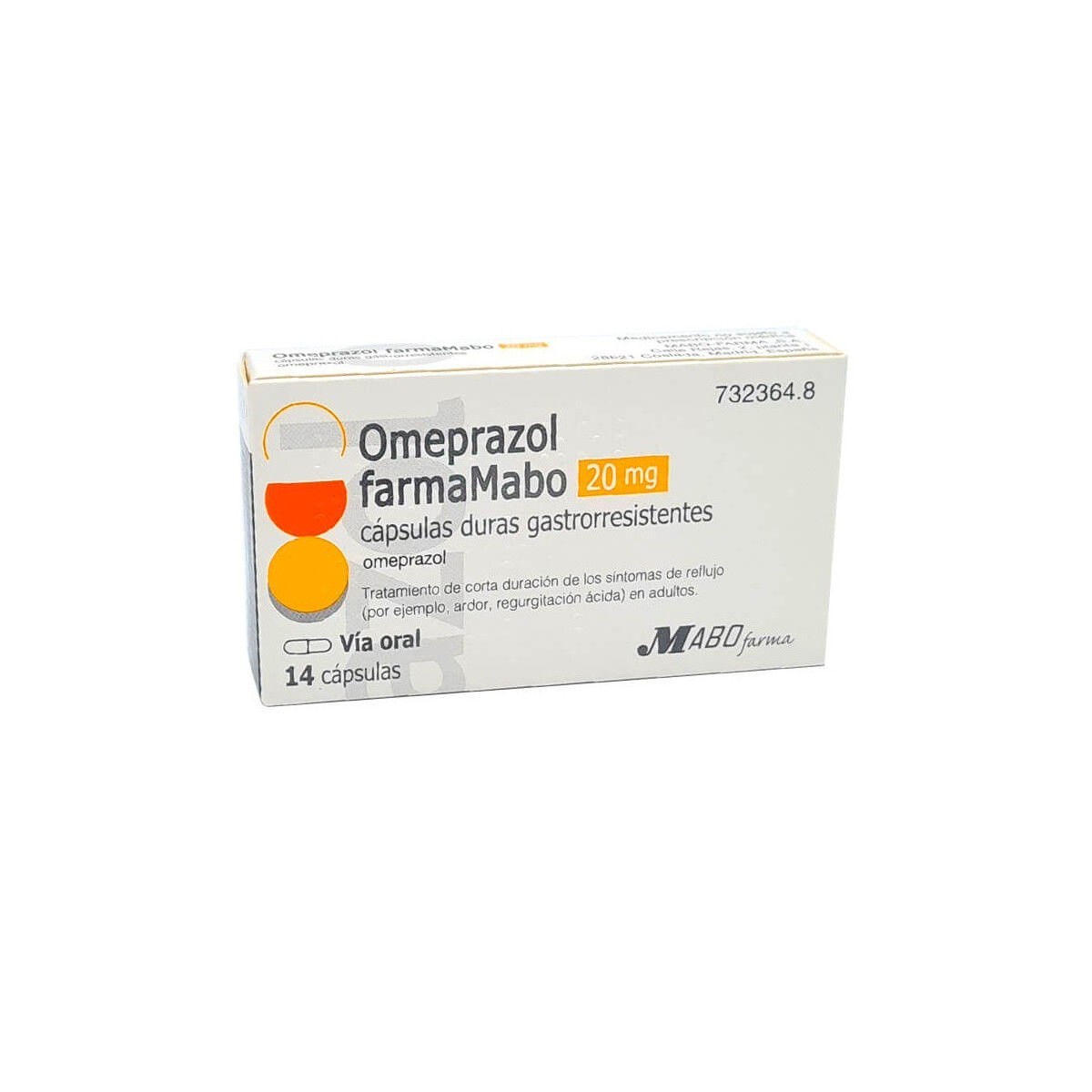 OMEPRAZOL FARMAMABO 20 mg CAPSULAS DURAS...