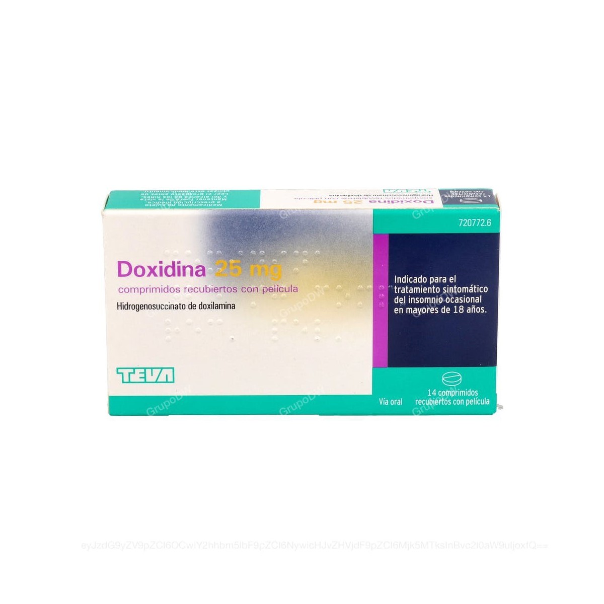 DOXIDINA 25 mg COMPRIMIDOS RECUBIERTOS CON...