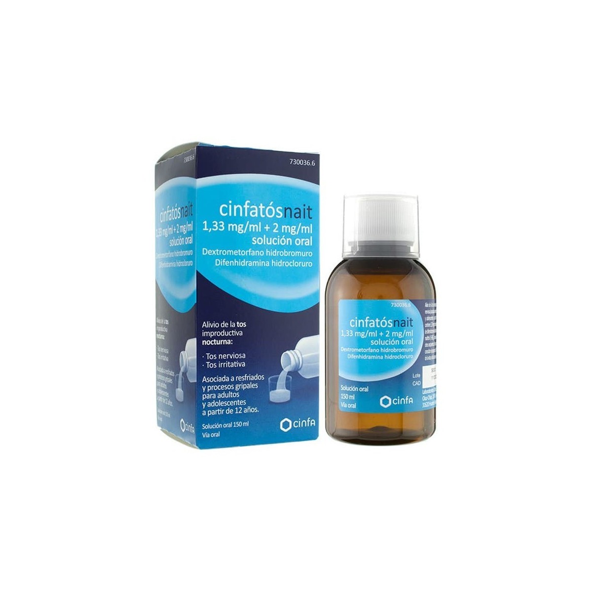 CINFATOSNAIT 1,33 mg/ml + 2 mg/ml SOLUCION ORAL