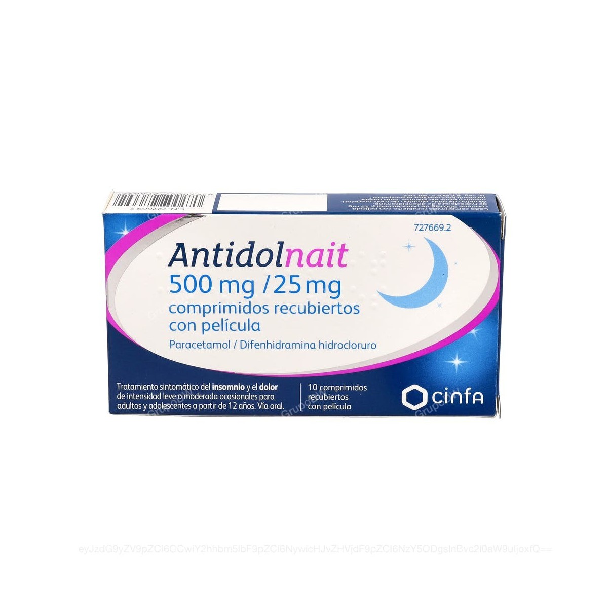 ANTIDOLNAIT 500 mg/25 mg COMPRIMIDOS...