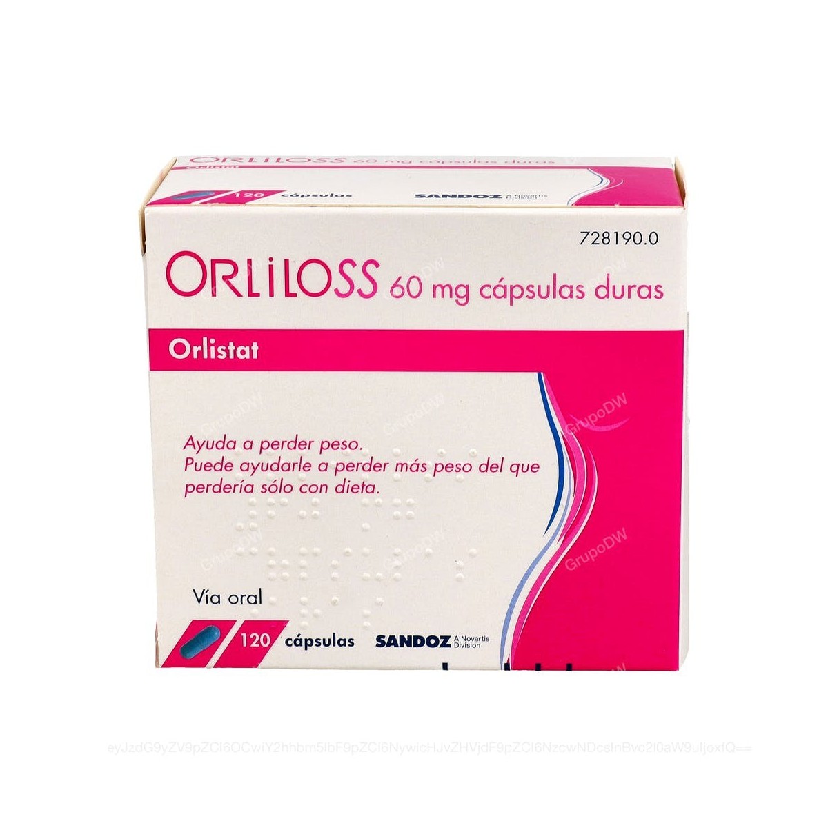 ORLILOSS 60 mg CAPSULAS DURAS