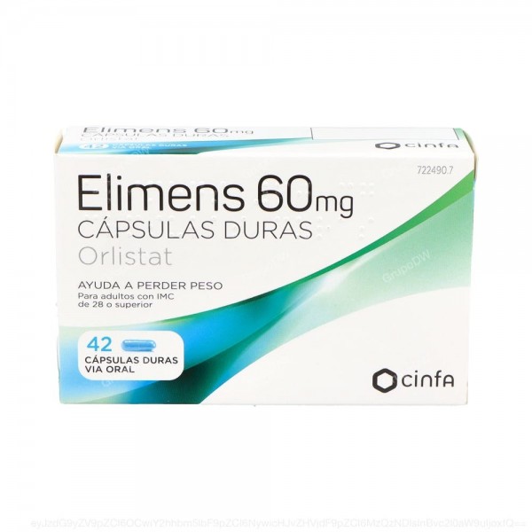 ELIMENS 60 mg CAPSULAS DURAS