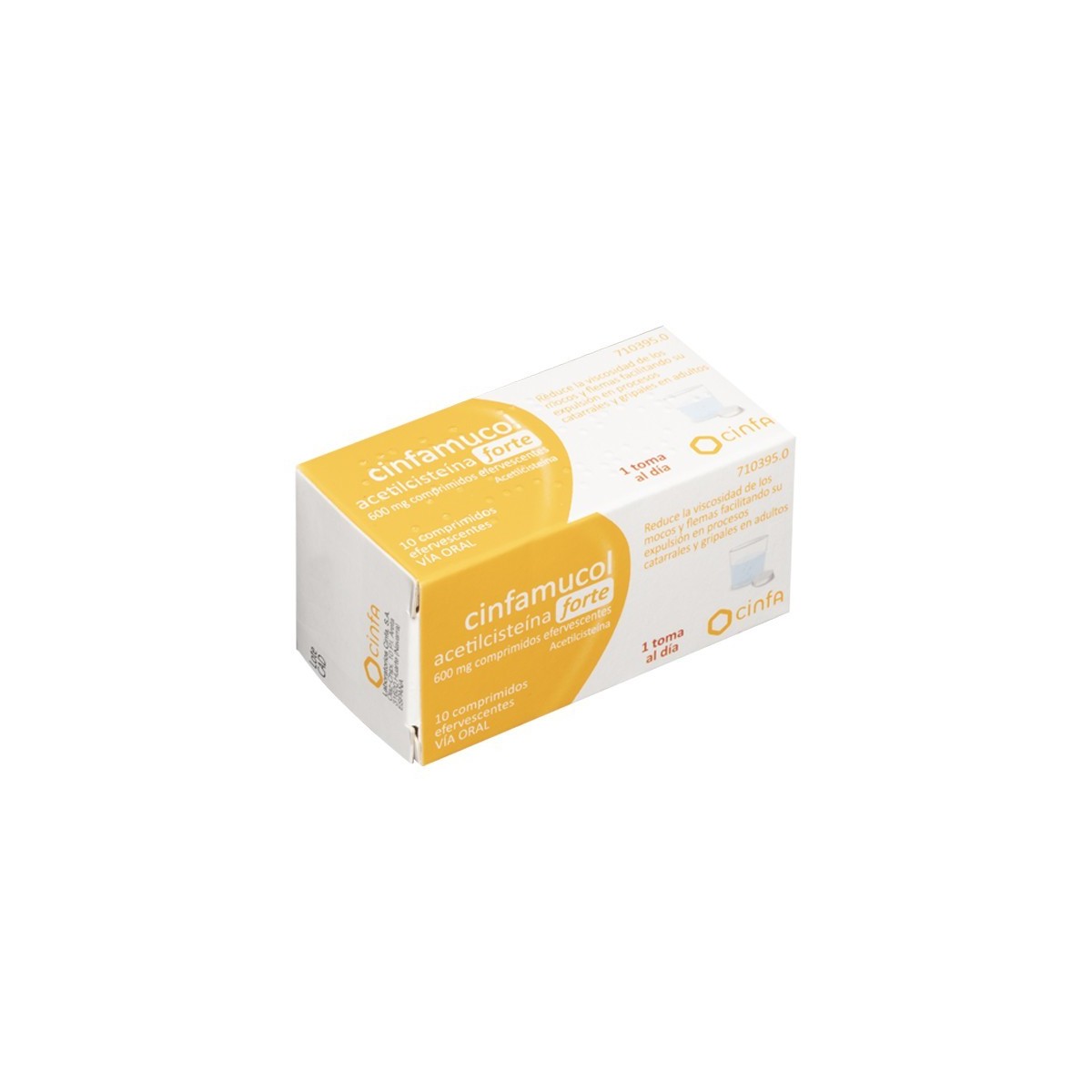 CINFAMUCOL ACETILCISTEINA FORTE 600 mg...