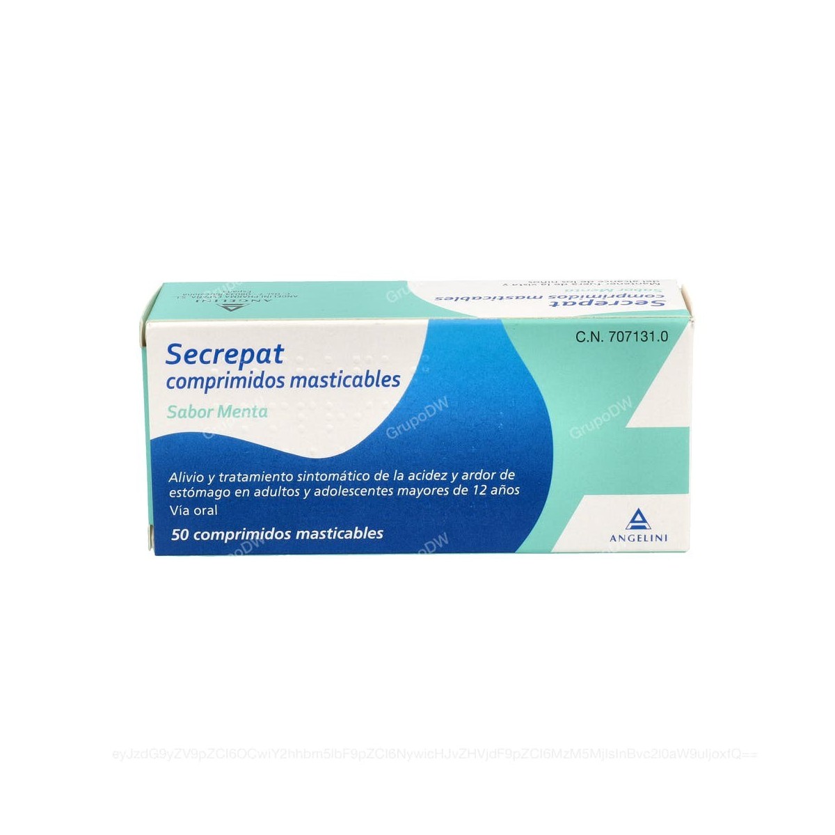 SECREPAT COMPRIMIDOS MASTICABLES SABOR MENTA,...
