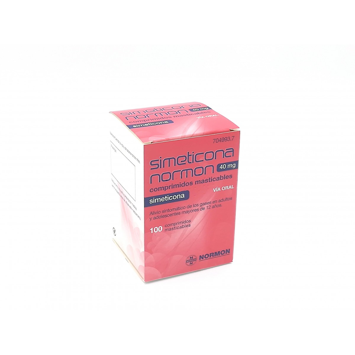 SIMETICONA NORMON 40 mg COMPRIMIDOS...