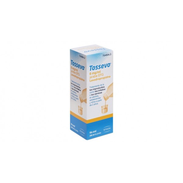 TOSSEVO 6 MG/ML JARABE EFG