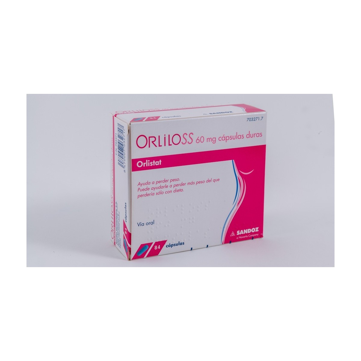 ORLILOSS 60 mg CAPSULAS DURAS, 84 capsulas...