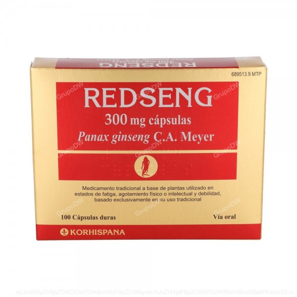 REDSENG 300 mg CAPSULAS, 100 cápsulas