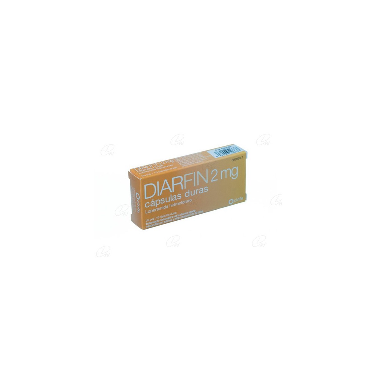 DIARFIN 2 mg CAPSULAS DURAS, 10 capsulas