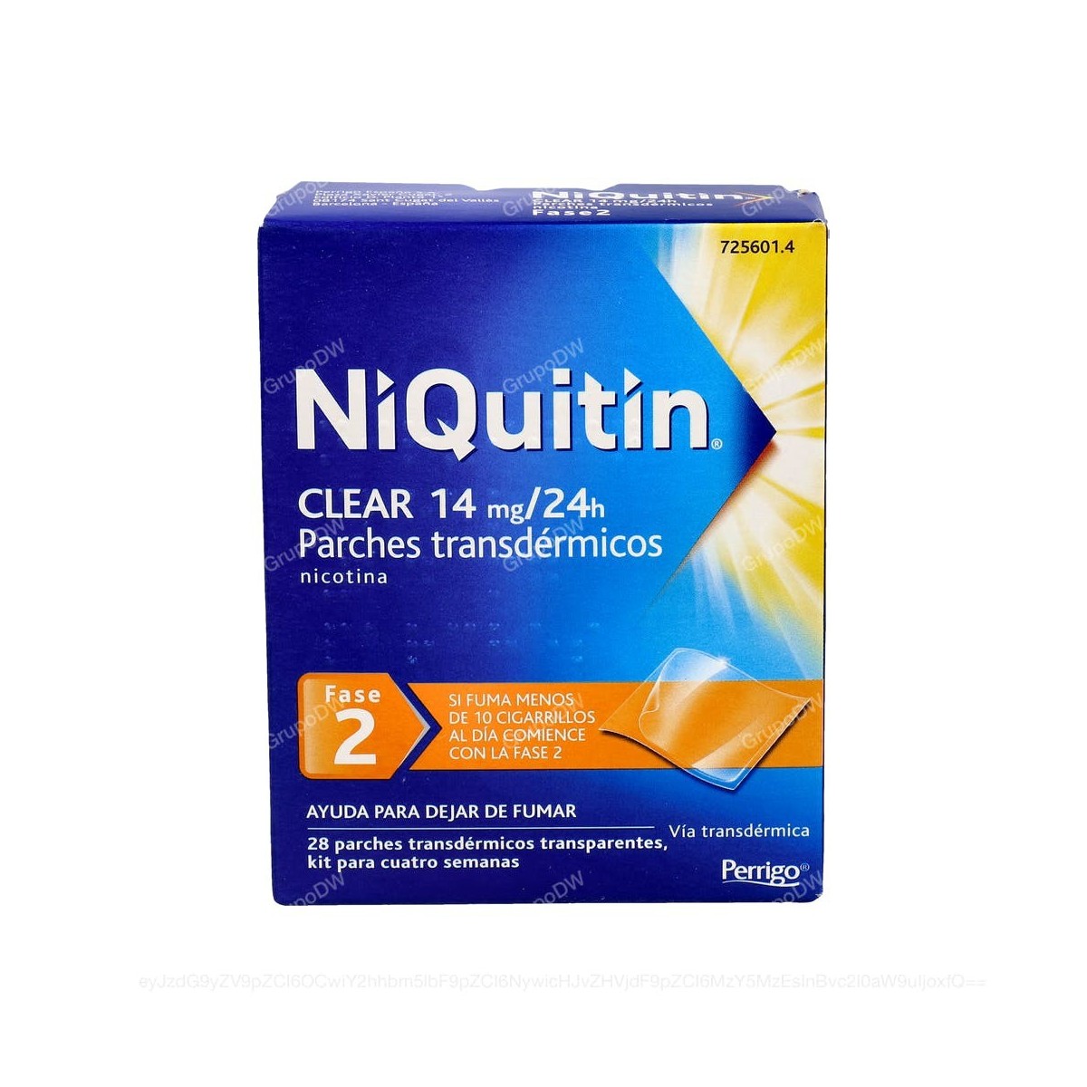 NIQUITIN CLEAR 14 mg/24 H PARCHE  TRANSDERMICO,...