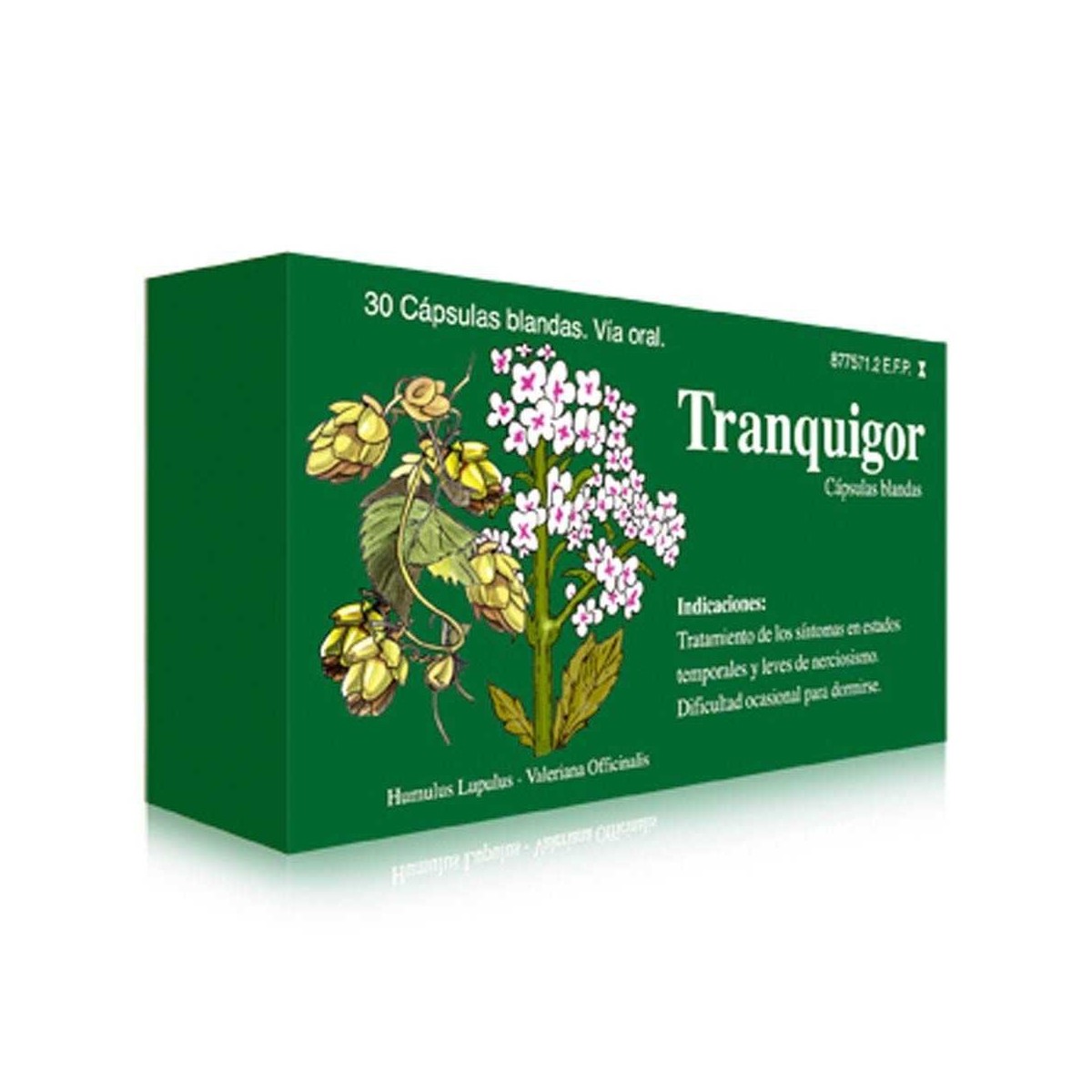 TRANQUIGOR 125/27,8 mg CAPSULAS BLANDAS