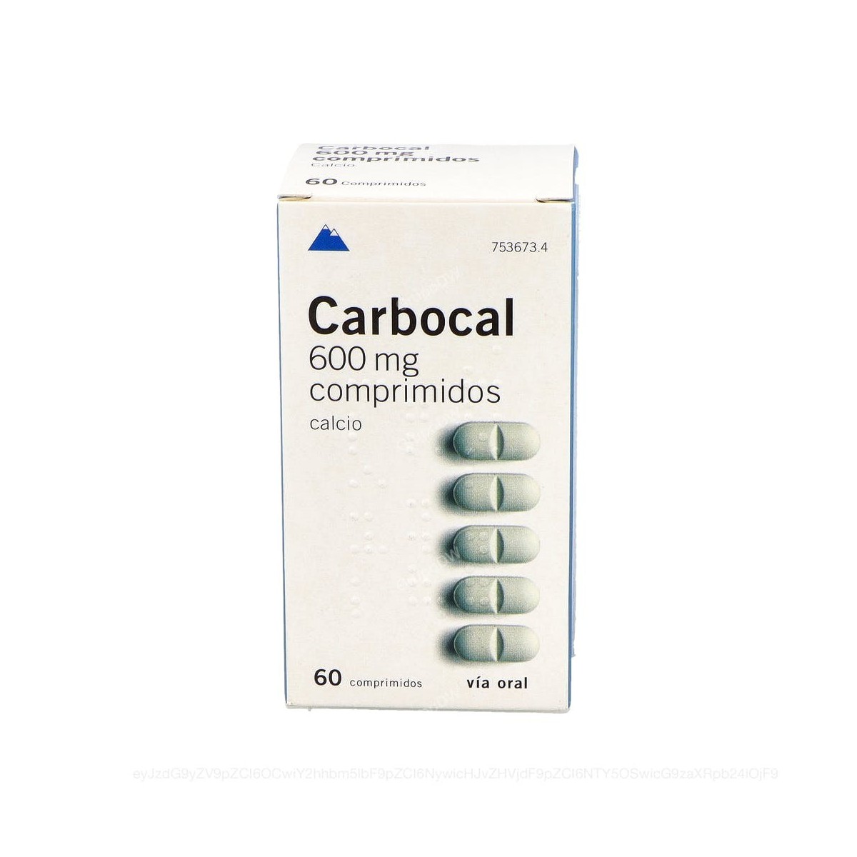 CARBOCAL 600 mg  COMPRIMIDOS, 60 comprimidos