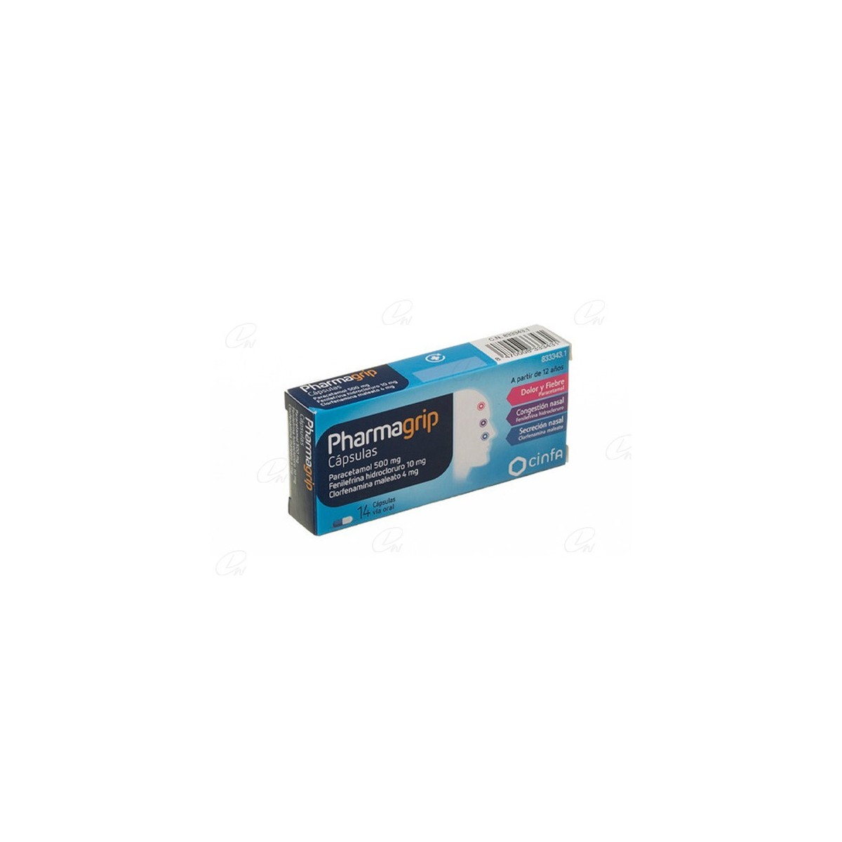 PHARMAGRIP CAPSULAS, 14 capsulas