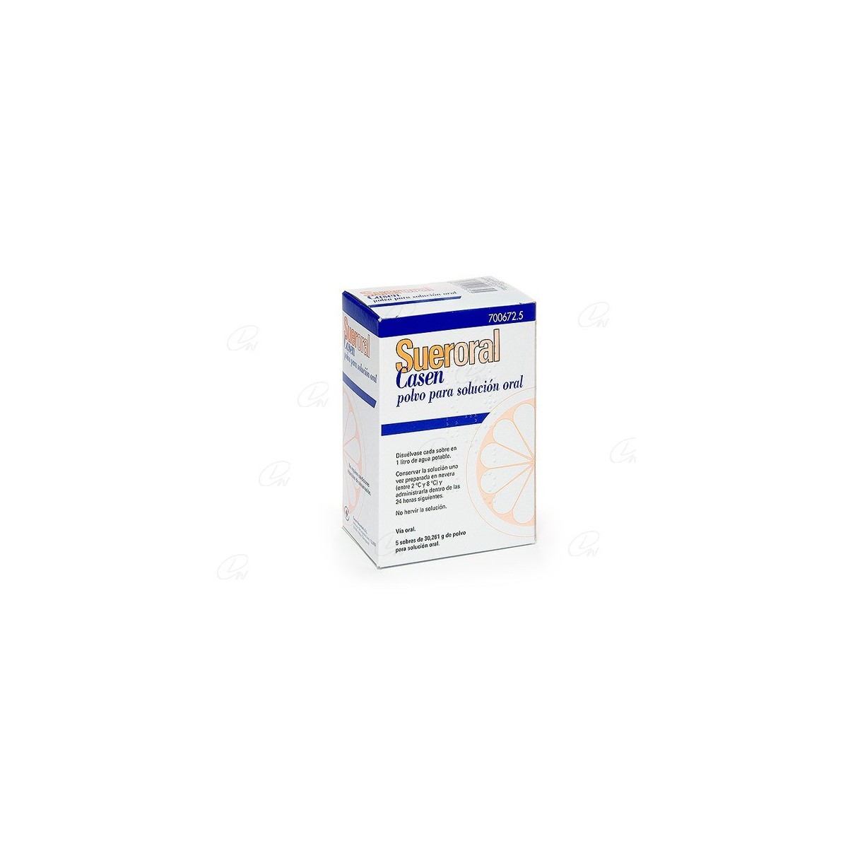 SUERORAL CASEN POLVO PARA SOLUCION ORAL, 5 sobres