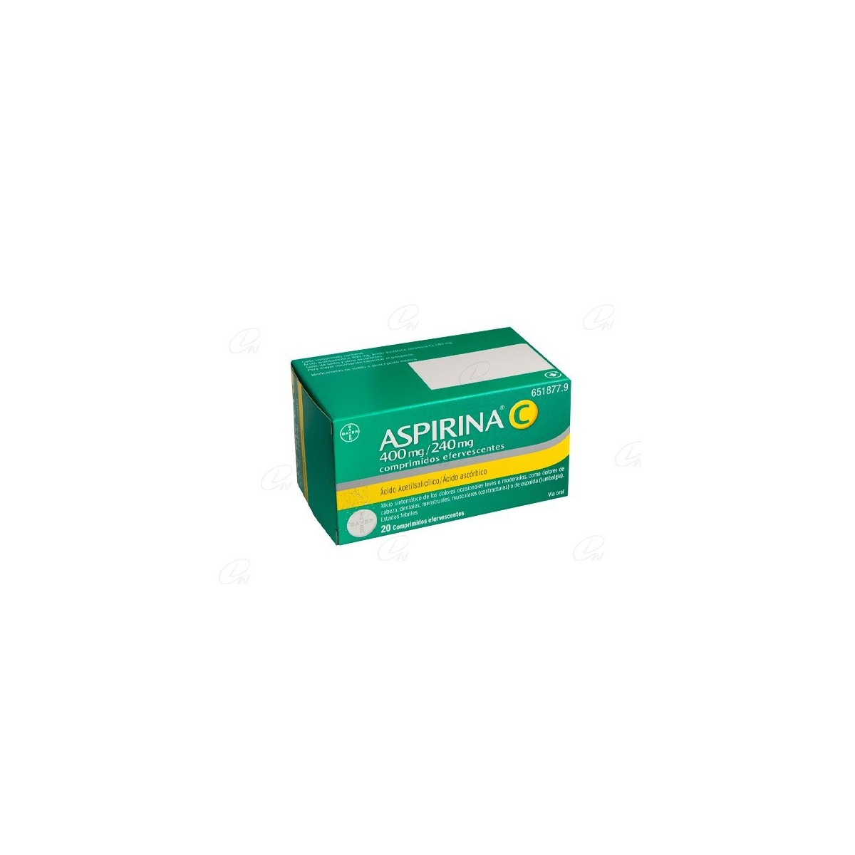 ASPIRINA C 400 mg/240 mg COMPRIMIDOS...