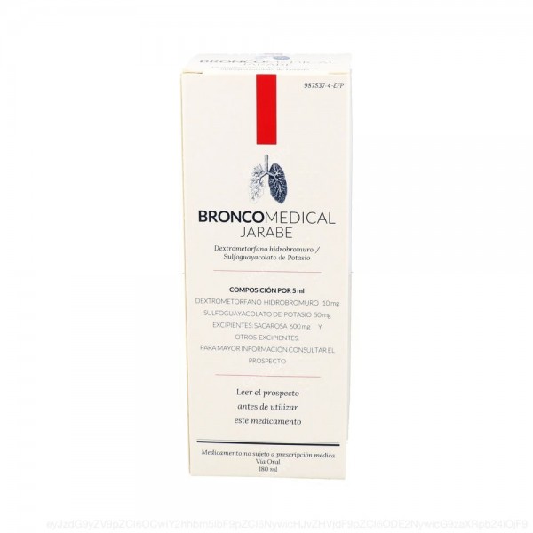 BRONCOMEDICAL JARABE, 1 frasco de 180 ml